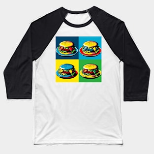 Vibrant Pop Gorditas Art - Mexican Cuisine Baseball T-Shirt